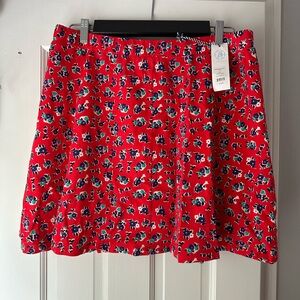 DRAPER JAMES Georgia Floral A-line Knit Skirt Size: XL. NWT